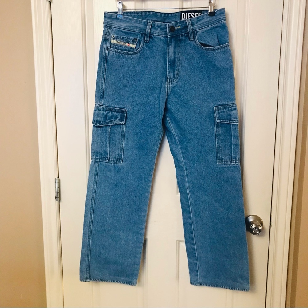 Diesel Blue Cargo Jeans Size 34